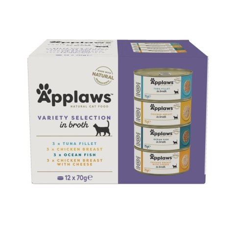 Applaws APPLAWS CAT Supreme Selection - mokra karma dla kotów - MIX smaków 12x70g Applaws APPLAWS CAT Supreme Selection - mokra karma dla kotów - MIX smaków 12x70g