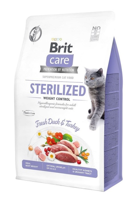Brit BRIT Care Grain-Free Sterilized Weight Control - sucha karma dla kota - 2 kg Brit BRIT Care Grain-Free Sterilized Weight Control - sucha karma dla kota - 2 kg