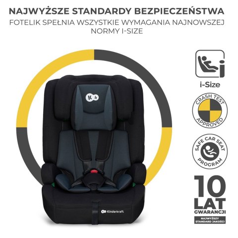 KinderKraft Kinderkraft fotelik COMFORT UP i-Size 9-36kg Czarny KinderKraft Kinderkraft fotelik COMFORT UP i-Size 9-36kg Czarny