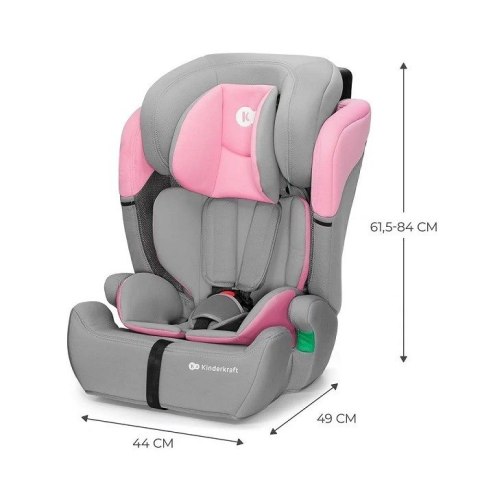 KinderKraft Kinderkraft fotelik COMFORT UP i-Size 9-36kg Różowy KinderKraft Kinderkraft fotelik COMFORT UP i-Size 9-36kg Różowy