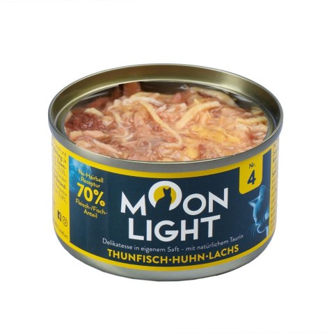 Moonlight Moonlight Dinner Nr 4 - Tuńczyk, kurczak, łosoś 80g Moonlight Moonlight Dinner Nr 4 - Tuńczyk, kurczak, łosoś 80g