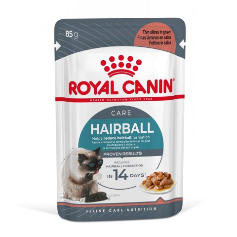 Royal Canin ROYAL CANIN FCN Hairball Care w sosie - mokra karma dla kota dorosłego - 12x85g Royal Canin ROYAL CANIN FCN Hairball Care w sosie - mokra karma dla kota dorosłego - 12x85g