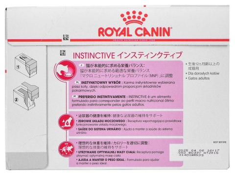 Royal Canin ROYAL CANIN FHN Instinctive w sosie - mokra karma dorosłych kotów - 12x 85 g Royal Canin ROYAL CANIN FHN Instinctive w sosie - mokra karma dorosłych kotów - 12x 85 g