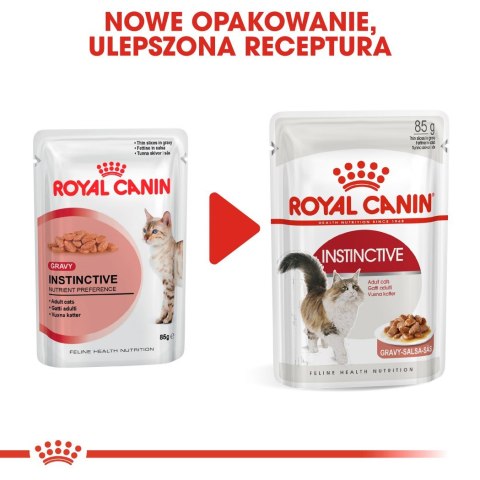 Royal Canin ROYAL CANIN FHN Instinctive w sosie - mokra karma dorosłych kotów - 12x 85 g Royal Canin ROYAL CANIN FHN Instinctive w sosie - mokra karma dorosłych kotów - 12x 85 g
