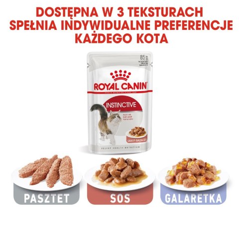 Royal Canin ROYAL CANIN FHN Instinctive w sosie - mokra karma dorosłych kotów - 12x 85 g Royal Canin ROYAL CANIN FHN Instinctive w sosie - mokra karma dorosłych kotów - 12x 85 g