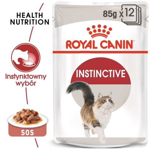 Royal Canin ROYAL CANIN FHN Instinctive w sosie - mokra karma dorosłych kotów - 12x 85 g Royal Canin ROYAL CANIN FHN Instinctive w sosie - mokra karma dorosłych kotów - 12x 85 g