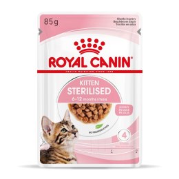 Royal Canin ROYAL CANIN FHN Kitten Sterilised w sosie - mokra karma dla kociąt - 12x85 g