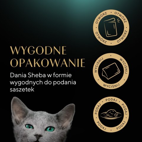 Sheba SHEBA Nature's Collection Drobiowe smaki w galarecie- Junior Kurczak/Łosoś - Mokra karma dla kota 40x85g Sheba SHEBA Nature's Collection Drobiowe smaki w galarecie- Junior Kurczak/Łosoś - Mokra karma dla kota 40x85g