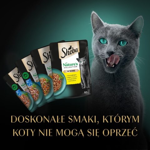 Sheba SHEBA Nature's Collection Mix - mokra karma dla kota - 40x85 g Sheba SHEBA Nature's Collection Mix - mokra karma dla kota - 40x85 g
