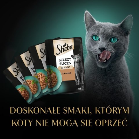 Sheba SHEBA Selection Select Slices Drobiowe Smaki 85g Sheba SHEBA Selection Select Slices Drobiowe Smaki 85g