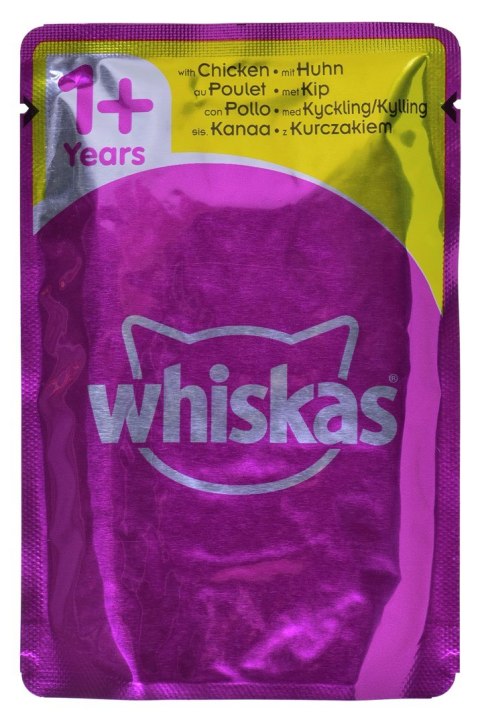 Whiskas WHISKAS Pure Delight Drobiowe Frykasy w galaretce - mokra karma dla kota - 40 x 85g Whiskas WHISKAS Pure Delight Drobiowe Frykasy w galaretce - mokra karma dla kota - 40 x 85g