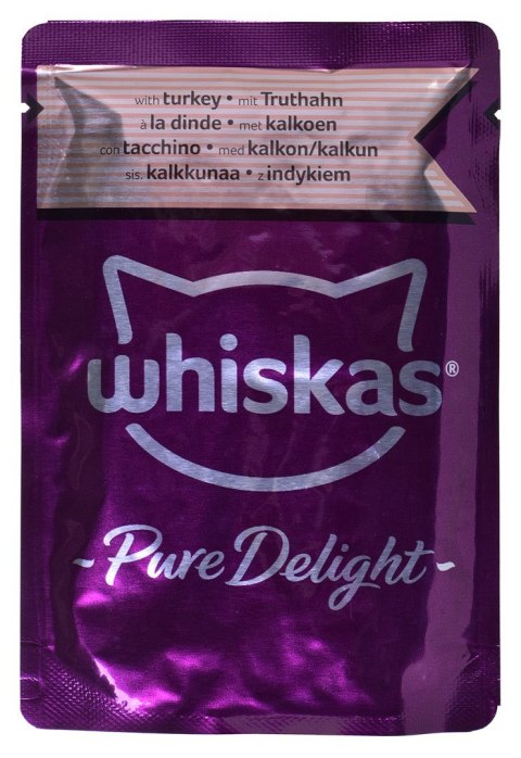 Whiskas WHISKAS Pure Delight Drobiowe Frykasy w galaretce - mokra karma dla kota - 40 x 85g Whiskas WHISKAS Pure Delight Drobiowe Frykasy w galaretce - mokra karma dla kota - 40 x 85g
