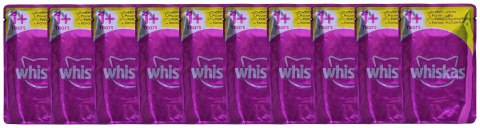 Whiskas WHISKAS Pure Delight Drobiowe Frykasy w galaretce - mokra karma dla kota - 40 x 85g Whiskas WHISKAS Pure Delight Drobiowe Frykasy w galaretce - mokra karma dla kota - 40 x 85g