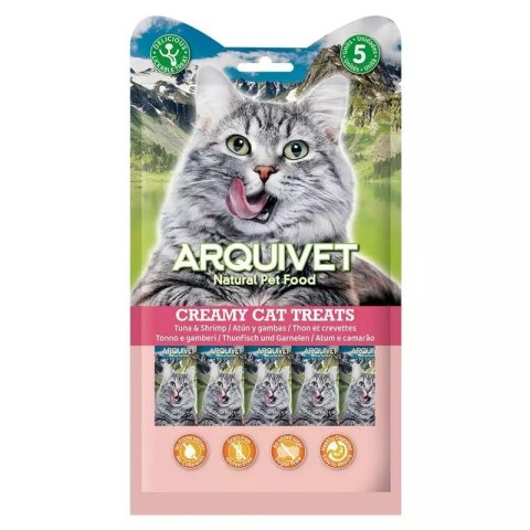 ARQUIVET ARQUIVET Kremowa przekąska tuńczyk, krewetka 5X14 g ARQUIVET ARQUIVET Kremowa przekąska tuńczyk, krewetka 5X14 g