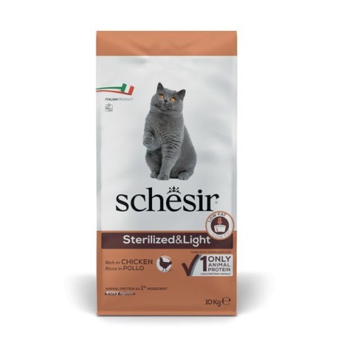 Agras Pet Foods SCHESIR Sterilized Bogata w kurczaka 10kg Agras Pet Foods SCHESIR Sterilized Bogata w kurczaka 10kg