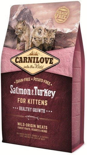 CARNILOVE Carnilove Cat Salmon & Turkey For Kittens 6kg CARNILOVE Carnilove Cat Salmon & Turkey For Kittens 6kg