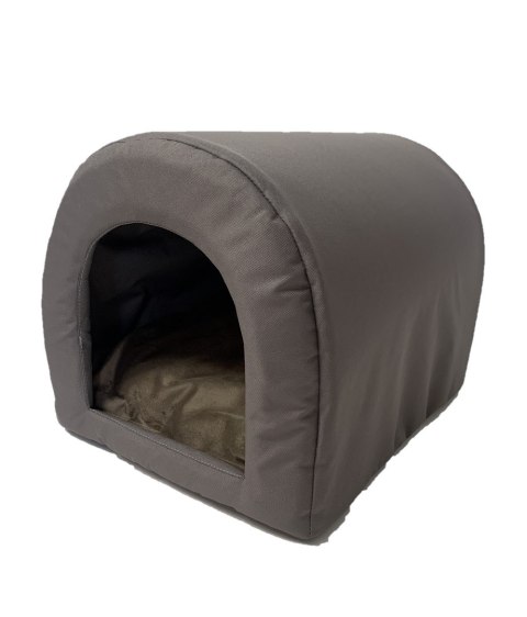 Go Gift GO GIFT Jaskinia Budka dla kota i psa - taupe - 40 x 33 x 29 cm Go Gift GO GIFT Jaskinia Budka dla kota i psa - taupe - 40 x 33 x 29 cm