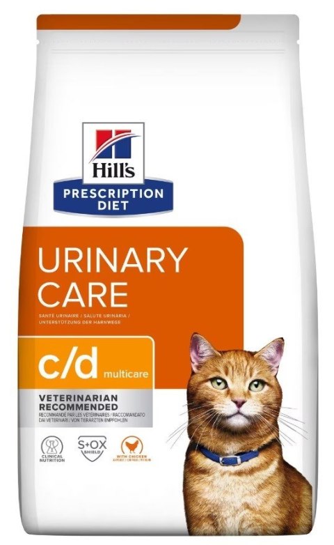 Hill's HILL'S Prescription Diet Feline c/d Urinary Care - sucha karma dla kotów z chorobami układu moczowego - 1,5 kg Hill's HILL'S Prescription Diet Feline c/d Urinary Care - sucha karma dla kotów z chorobami układu moczowego - 1,5 kg