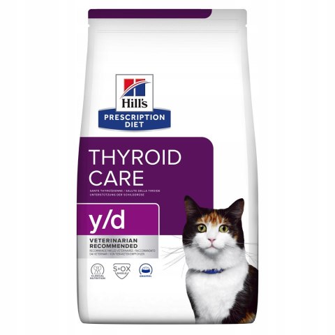 Hill's HILL'S Thyroid Care y/d - sucha karma dla kota - 1,5 kg Hill's HILL'S Thyroid Care y/d - sucha karma dla kota - 1,5 kg