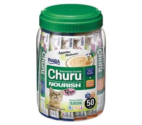INABA Przysmak Inaba CHURU NOURISH Tuńczyk i kurczak dla kota 50x14g INABA Przysmak Inaba CHURU NOURISH Tuńczyk i kurczak dla kota 50x14g