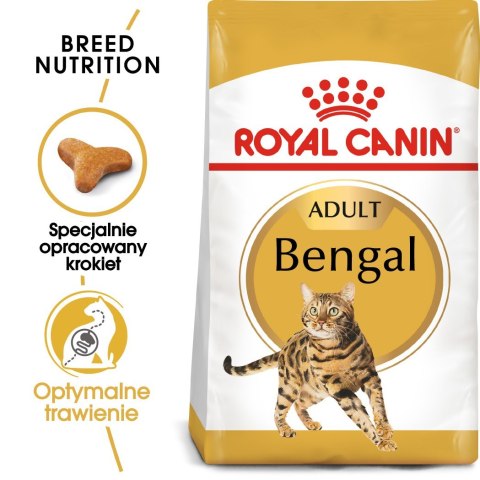 Royal Canin ROYAL CANIN Bengal Adult - sucha karma dla dorosłego kota - 10 kg Royal Canin ROYAL CANIN Bengal Adult - sucha karma dla dorosłego kota - 10 kg