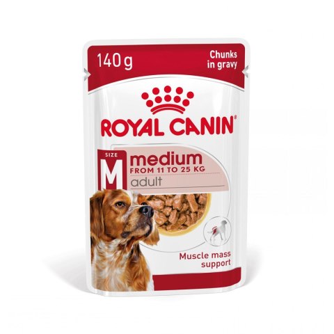 ROYAL CANIN SHN Medium Adult w sosie - mokra karma dla psa dorosłego - 10x140 g ROYAL CANIN SHN Medium Adult w sosie - mokra karma dla psa dorosłego - 10x140 g