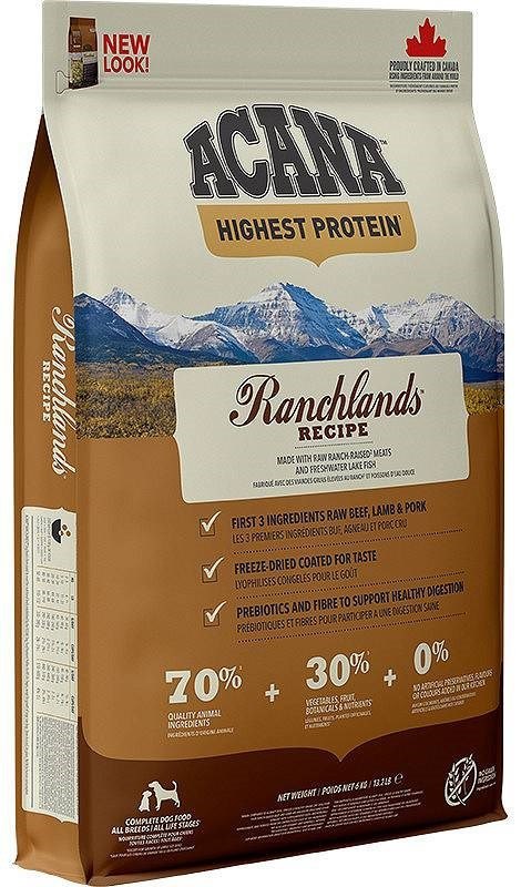ACANA ACANA Highest Protein Ranchlands Dog - sucha karma dla psa - 6 kg ACANA ACANA Highest Protein Ranchlands Dog - sucha karma dla psa - 6 kg