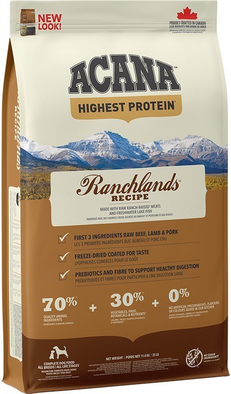 ACANA ACANA Regionals Ranchlands Dog - sucha karma dla psa - 11,4 kg ACANA ACANA Regionals Ranchlands Dog - sucha karma dla psa - 11,4 kg