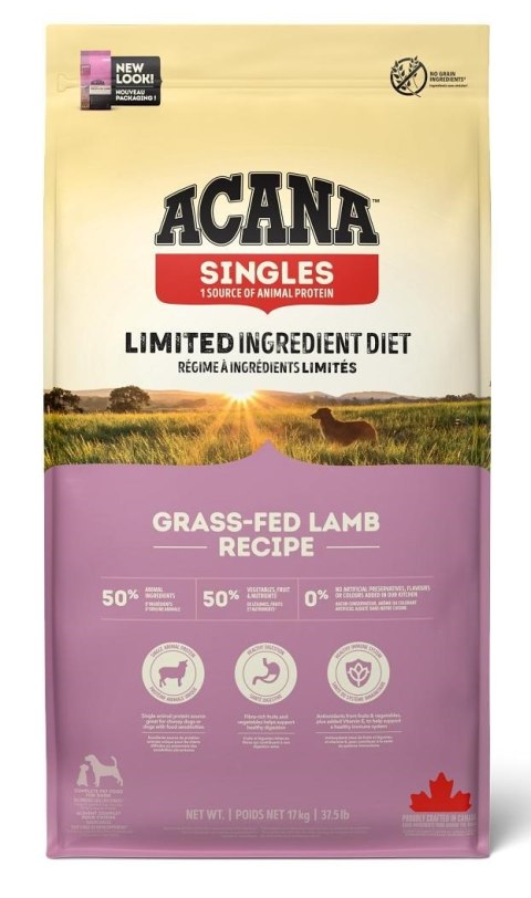 ACANA ACANA Singles Grass-fed Lamb - sucha karma dla psa - 17 kg ACANA ACANA Singles Grass-fed Lamb - sucha karma dla psa - 17 kg