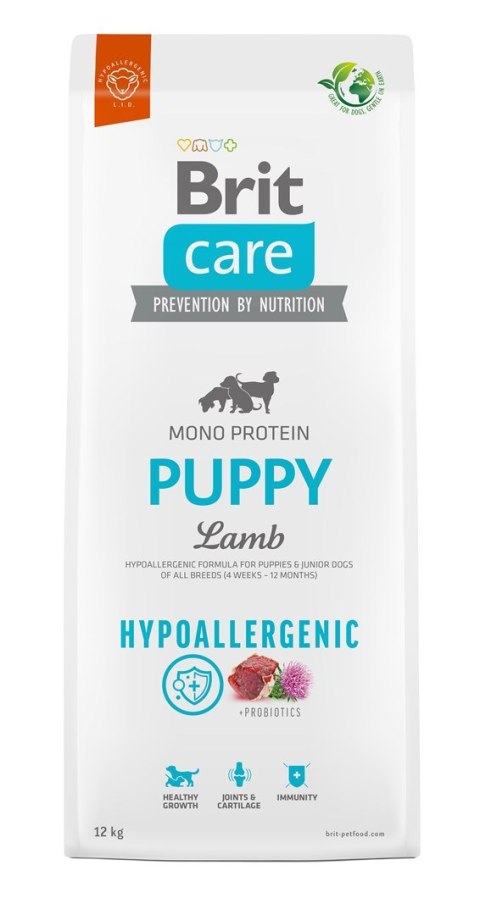 Brit BRIT Care Hypoallergenic Puppy Lamb - sucha karma dla szczeniąt - 12 kg Brit BRIT Care Hypoallergenic Puppy Lamb - sucha karma dla szczeniąt - 12 kg