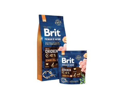 Brit BRIT Premium by nature Senior S+M - sucha karma dla psa - 8 kg Brit BRIT Premium by nature Senior S+M - sucha karma dla psa - 8 kg