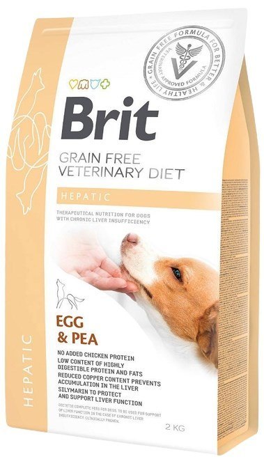 Brit Brit GrainFree Hepatic dla psów z niewydolnością wątroby 2kg Brit Brit GrainFree Hepatic dla psów z niewydolnością wątroby 2kg