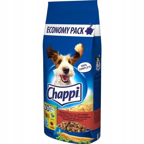 Chappi CHAPPI z wołowiną, drobiem i warzywami - sucha karma dla psa - 13,5 kg Chappi CHAPPI z wołowiną, drobiem i warzywami - sucha karma dla psa - 13,5 kg