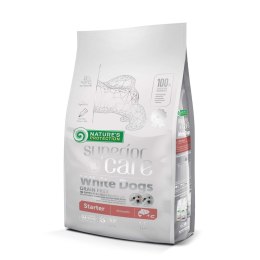 NATURE'S PROTECTION Nature's Protection White Dogs Grain Free Łosoś Starter All Breeds 1.5kg