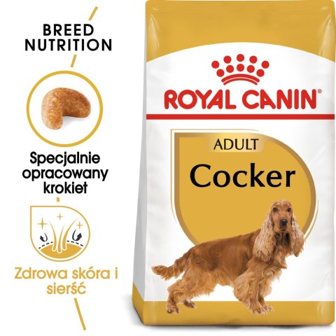 Royal Canin ROYAL CANIN BHN Cocker Adult - sucha karma dla psa dorosłego - 12 kg Royal Canin ROYAL CANIN BHN Cocker Adult - sucha karma dla psa dorosłego - 12 kg