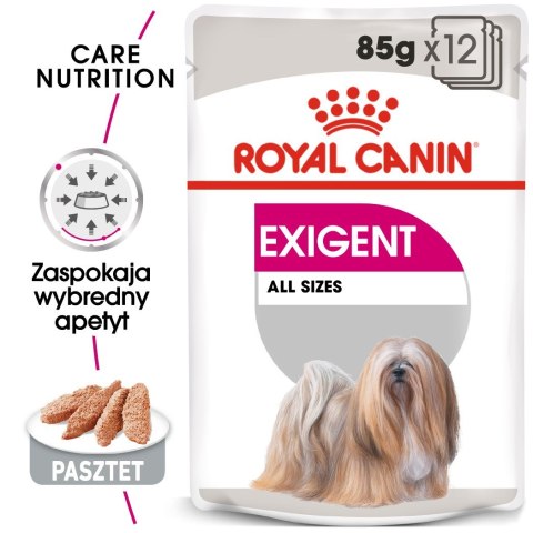Royal Canin ROYAL CANIN CCN EXIGENT LOAF - mokra karma dla psa dorosłego - 12x85g Royal Canin ROYAL CANIN CCN EXIGENT LOAF - mokra karma dla psa dorosłego - 12x85g