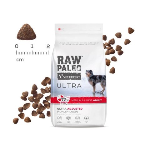 VetExpert VetExpert Raw Paleo Ultra Wołowina Medium&Large Adult 2kg VetExpert VetExpert Raw Paleo Ultra Wołowina Medium&Large Adult 2kg
