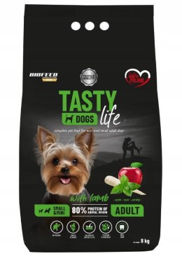 BIOFEED BIOFEED TASTY DOGS LIFE ADULT SMALL WITH LAMB 8KG