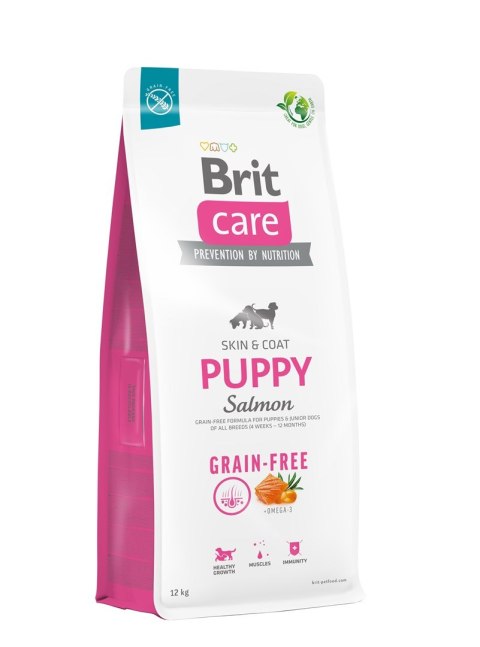 Brit BRIT Care Grain-Free Puppy Salmon - sucha karma dla szczeniąt - 12 kg Brit BRIT Care Grain-Free Puppy Salmon - sucha karma dla szczeniąt - 12 kg