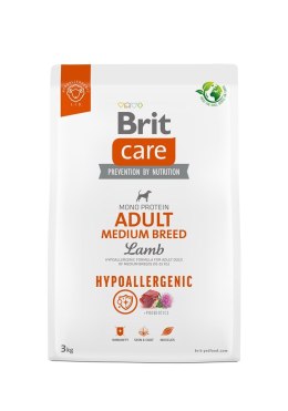 Brit BRIT Care Hypoallergenic Adult Medium Breed Lamb - sucha karma dla psa - 3 kg