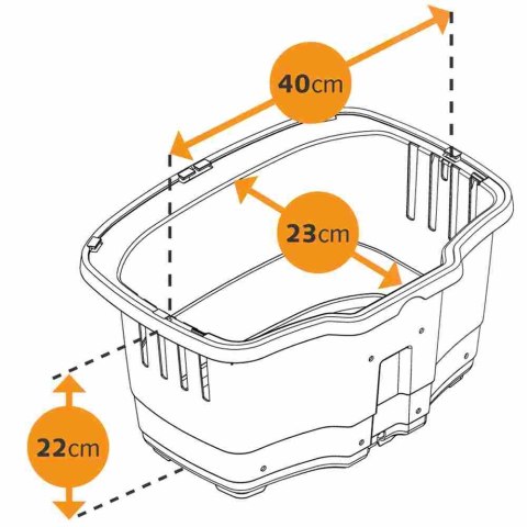 FERPLAST FERPLAST Atlas Bike 20 Rapid - koszyk rowerowy dla zwierząt FERPLAST FERPLAST Atlas Bike 20 Rapid - koszyk rowerowy dla zwierząt