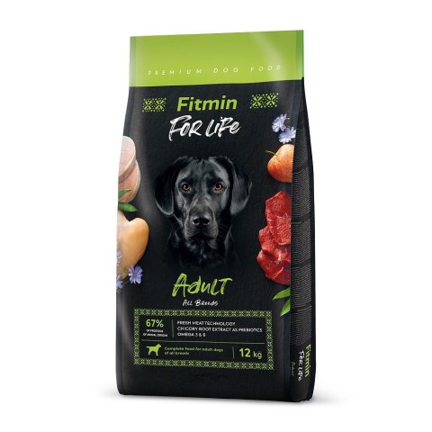 FITMIN FITMIN For Life Adult All breeds - sucha karma dla psa - 12 kg FITMIN FITMIN For Life Adult All breeds - sucha karma dla psa - 12 kg