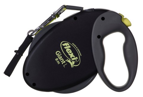 Flexi Smycz flexi automatyczna Giant L taśma 8 m - dla psa do 50 kg, kolor czarno-żółty Flexi Smycz flexi automatyczna Giant L taśma 8 m - dla psa do 50 kg, kolor czarno-żółty