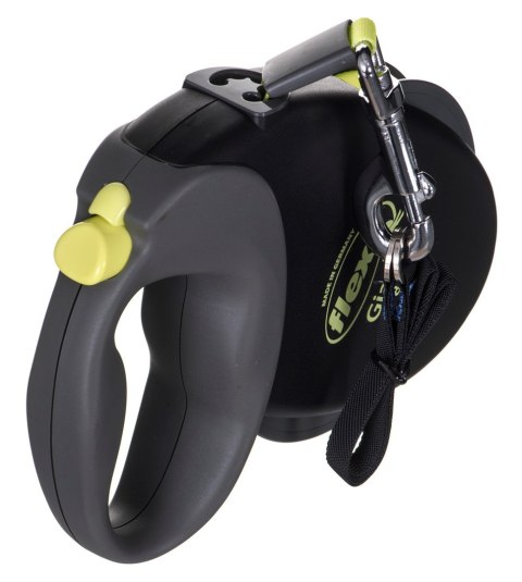 Flexi Smycz flexi automatyczna Giant L taśma 8 m - dla psa do 50 kg, kolor czarno-żółty Flexi Smycz flexi automatyczna Giant L taśma 8 m - dla psa do 50 kg, kolor czarno-żółty