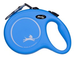 Flexi Smycz flexi automatyczna NEW CLASSIC L taśma 8 m - dla psa do 50 kg, kolor niebieski