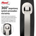 Flexi Smycz flexi automatyczna New Comfort L taśma 8 m - dla psa do 50 kg, kolor czarny