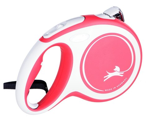 Flexi Smycz flexi automatyczna New Comfort L taśma 8 m - dla psa do 50 kg, kolor czerwony Flexi Smycz flexi automatyczna New Comfort L taśma 8 m - dla psa do 50 kg, kolor czerwony