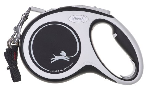 Flexi Smycz flexi automatyczna New Comfort M taśma 5 m - dla psa do 25 kg, kolor czarny Flexi Smycz flexi automatyczna New Comfort M taśma 5 m - dla psa do 25 kg, kolor czarny