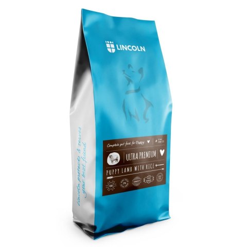 Lincoln LINCOLN - Jagnięcina z ryżem - Puppy Lamb - Sucha karma dla psa - 12kg Lincoln LINCOLN - Jagnięcina z ryżem - Puppy Lamb - Sucha karma dla psa - 12kg