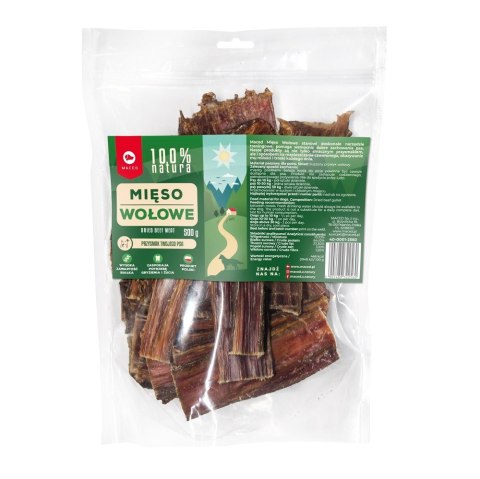 MACED MACED 100% Natura mięso wołowe - przysmak dla psa - 500 g MACED MACED 100% Natura mięso wołowe - przysmak dla psa - 500 g